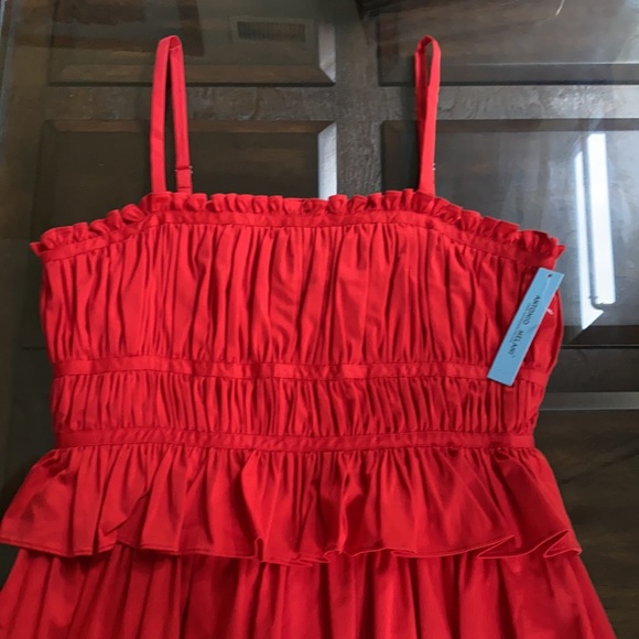 Antonio Melani Taylor Stretch Cotton Sateen Peplum Waist Dress. - Picture 9 of 13